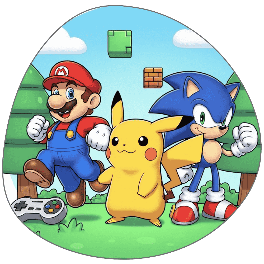 Video games coloring pages for kids